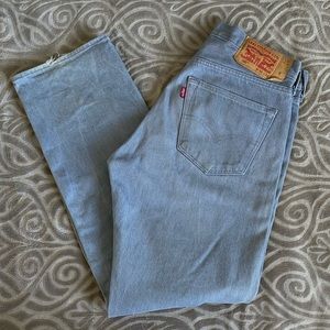 LEVI’S Light Gray 501’s 32x32